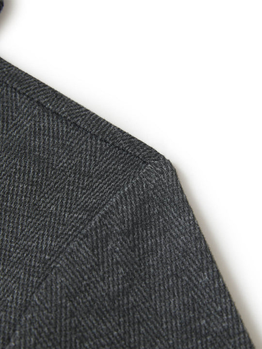 Herringbone Performance Golf Hoodie For Men-Black