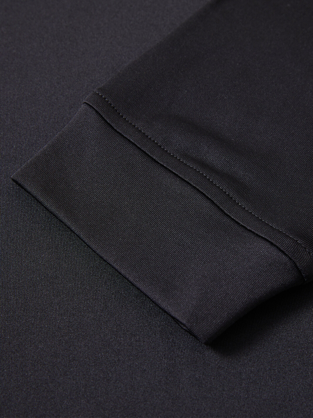 Solid Performance Fleece Golf Quarter Zip For Men-Meteorite