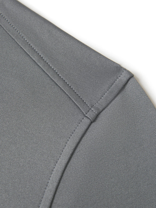 Solid Performance Fleece Golf Quarter Zip For Men-Eiffel Tower