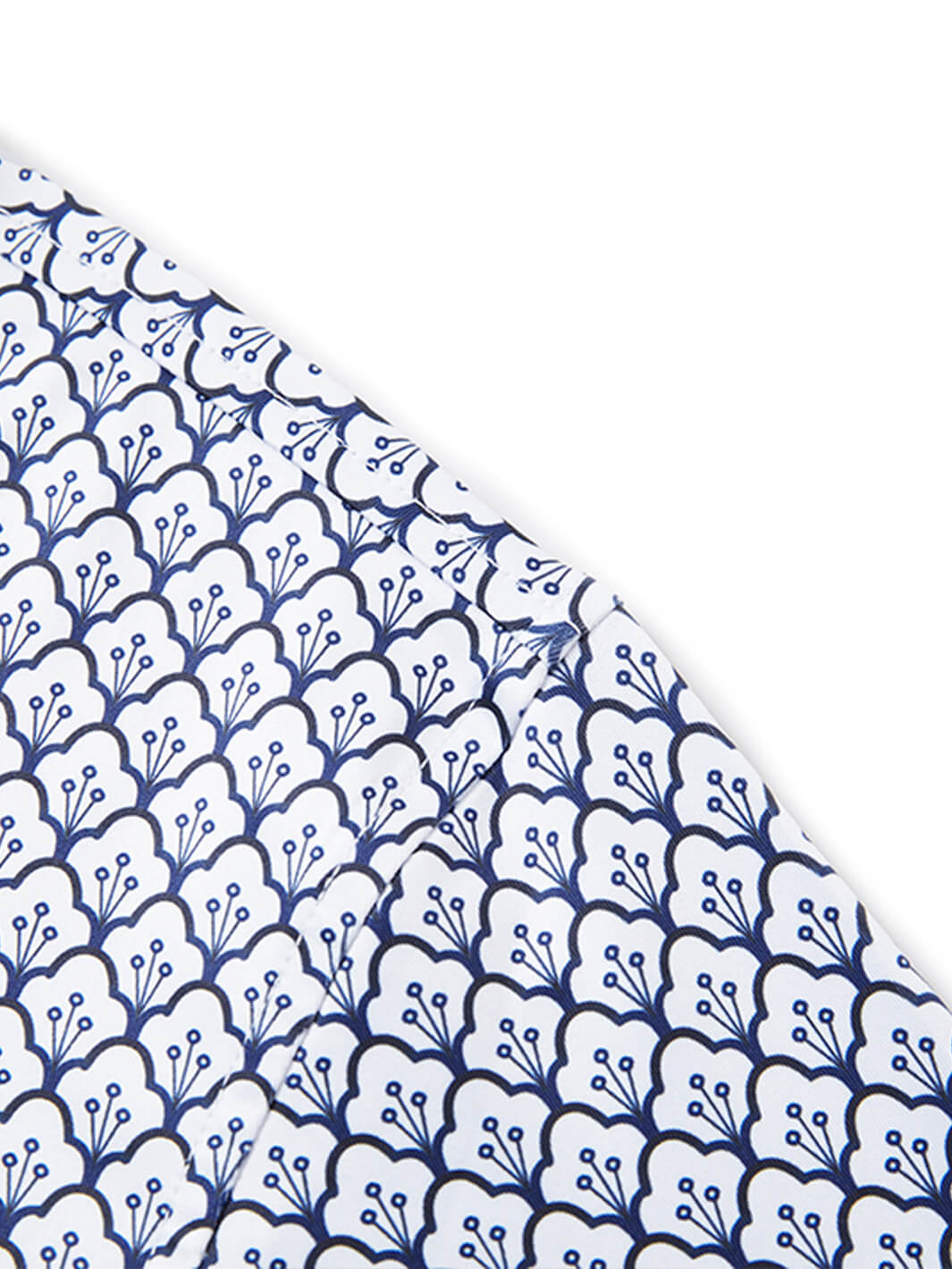 Print Performance Golf Shirt For Men-Lily Of The Valley