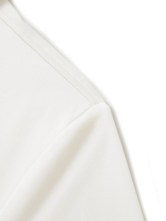 Solid Performance Fleece Golf Hoodie For Men-Cloud Dancer