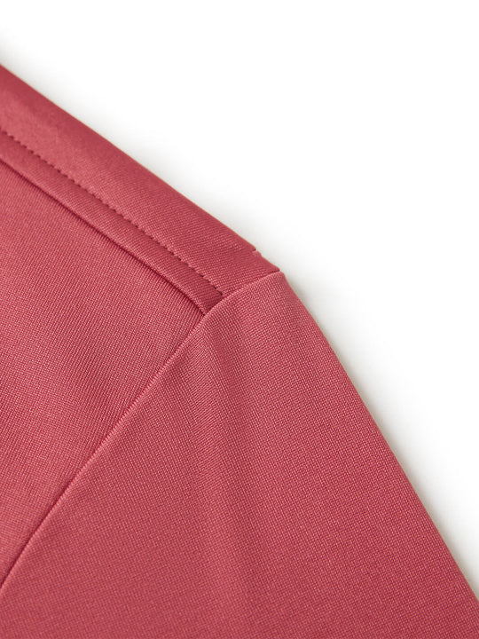 Solid Performance Fleece Golf Hoodie For Men-Baked Apple