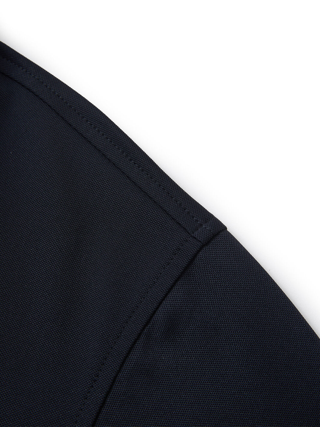 Tech Pique Performance Golf Shirt For Men-Black