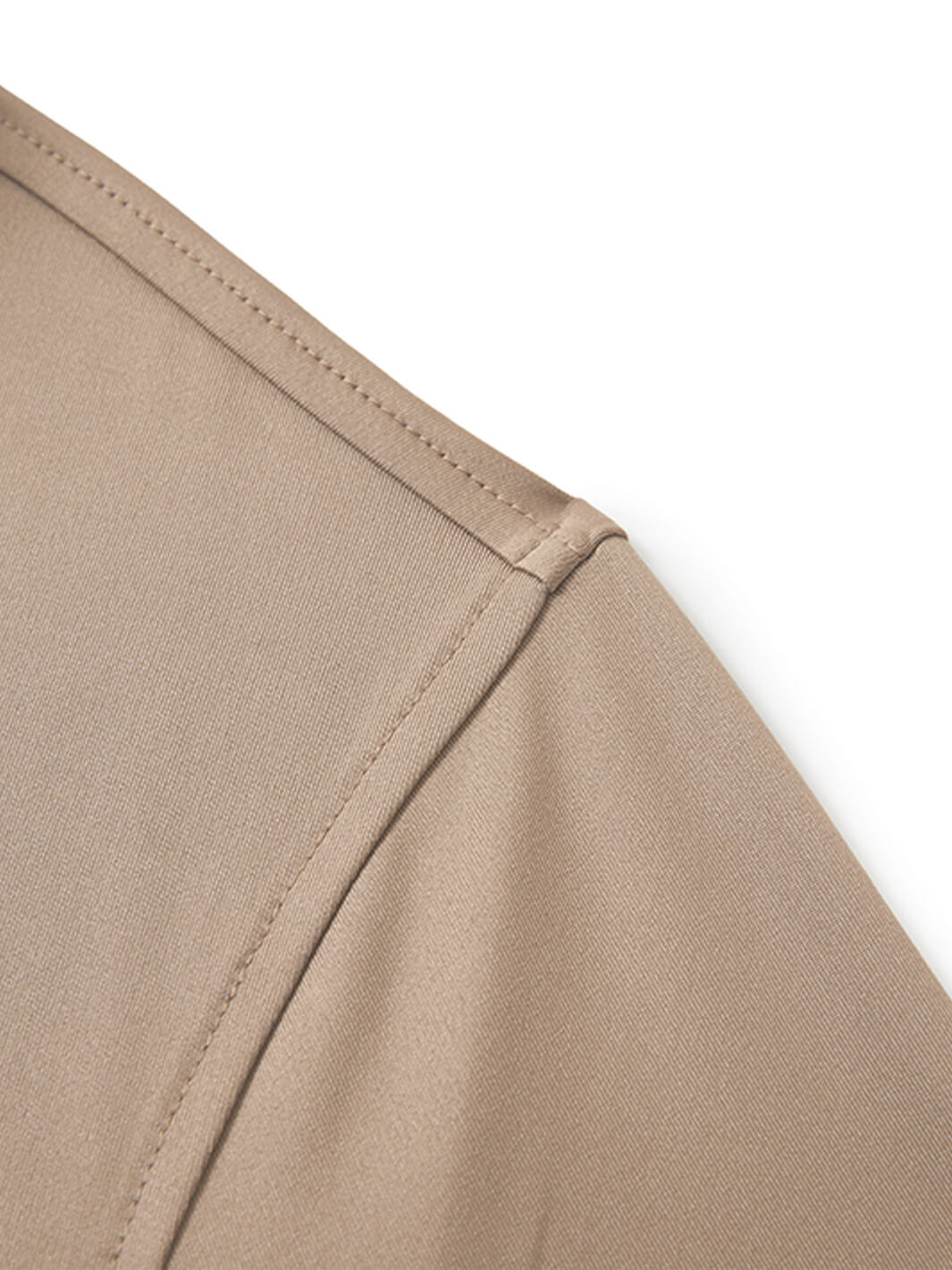 Designed Collared Solid Performance Golf Shirt For Men-Poplar Palm