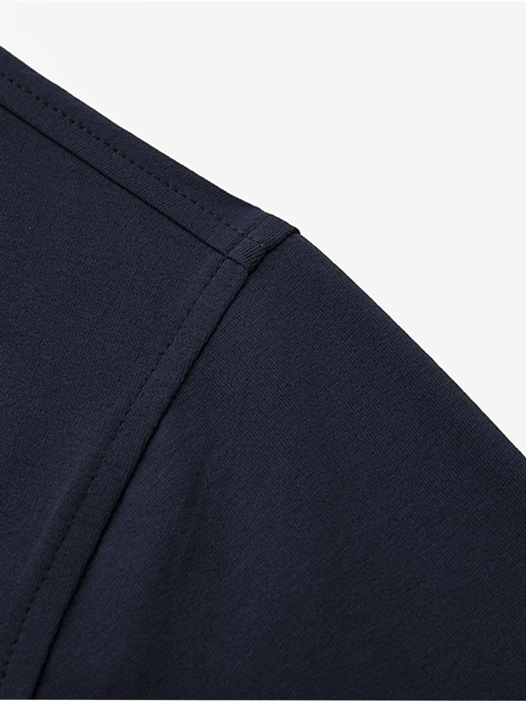 Hidden Zip Pocket Performance Polo-NAVY