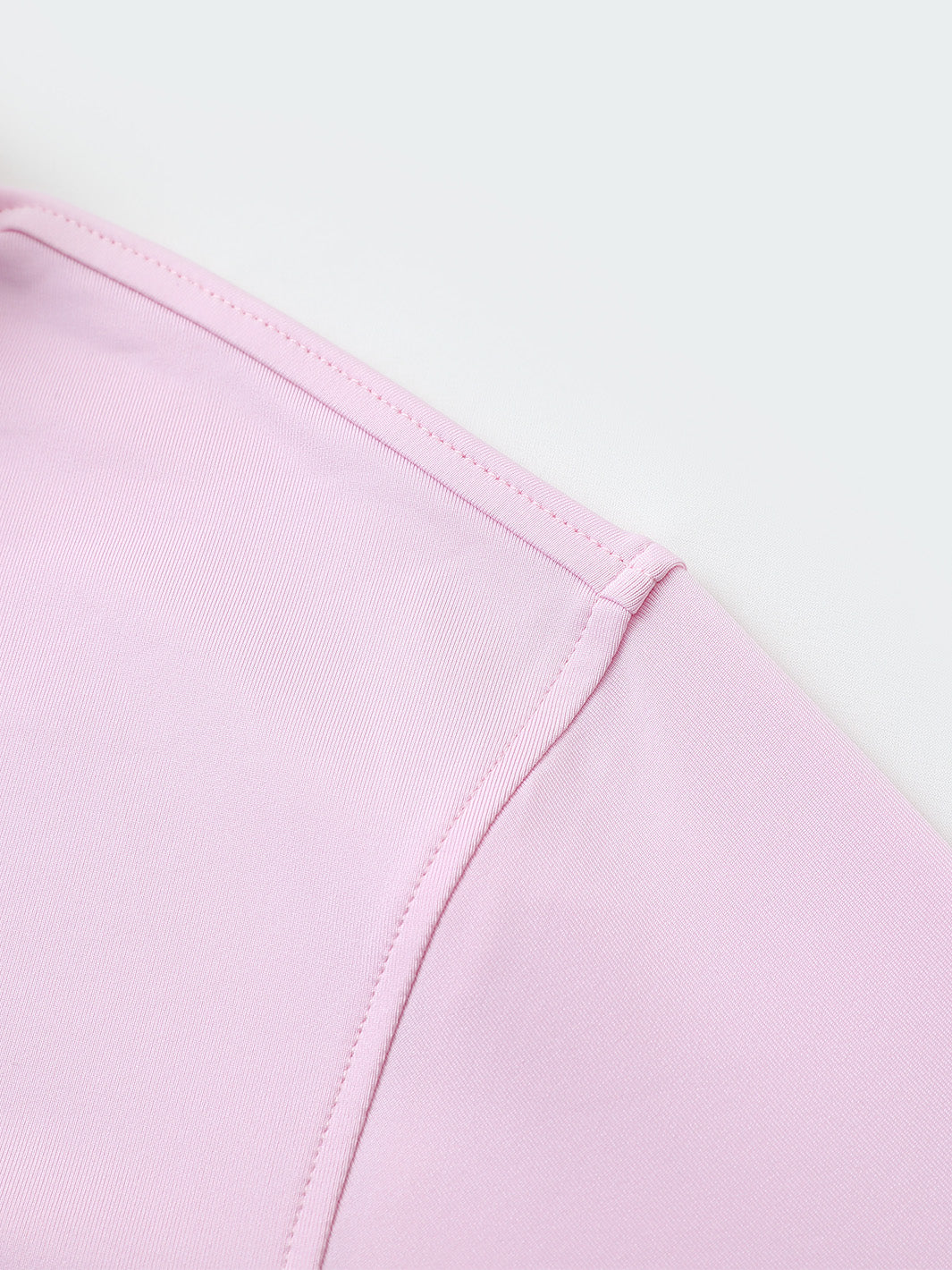 Designed Collared Solid Performance Polo-PINK DIAMOND