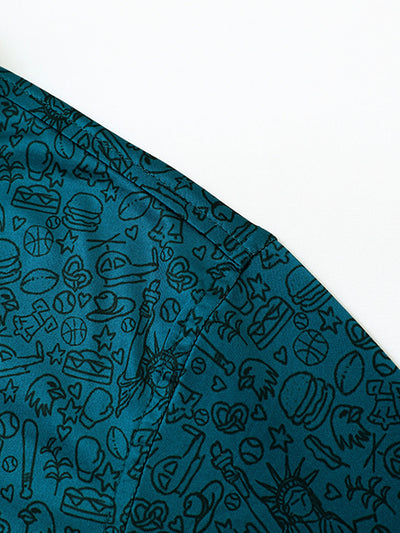 Men's Print Performance Polo-FREEDOM