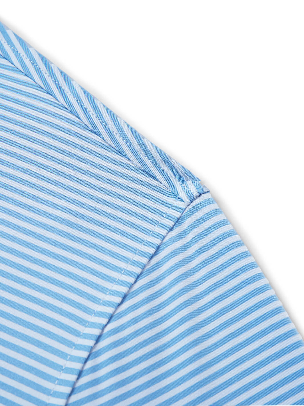 Striped Long Sleeve Golf Shirt For Men-Sailor Blue