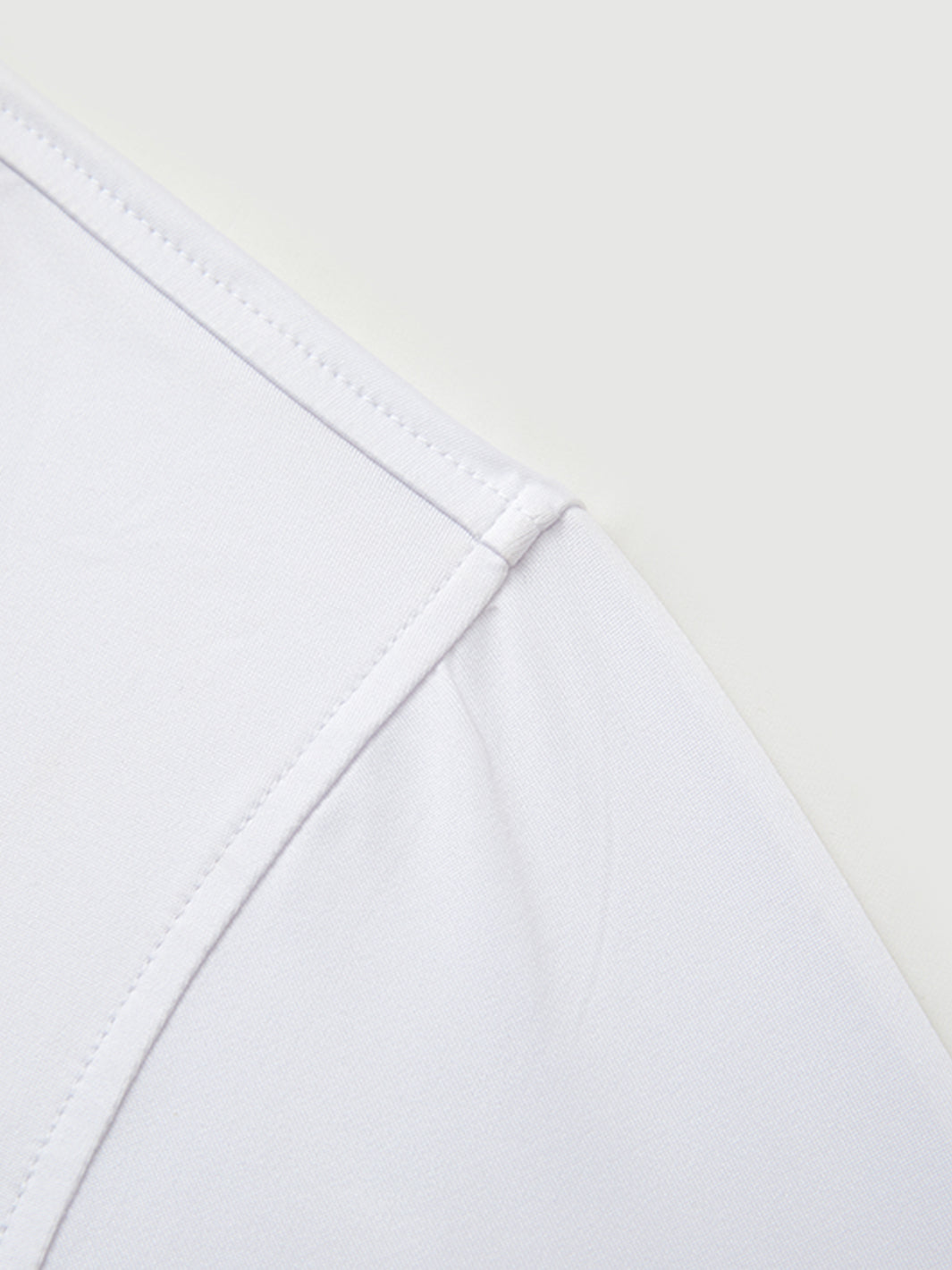 Designed Collared Long Sleeve Golf Polo-WHITE
