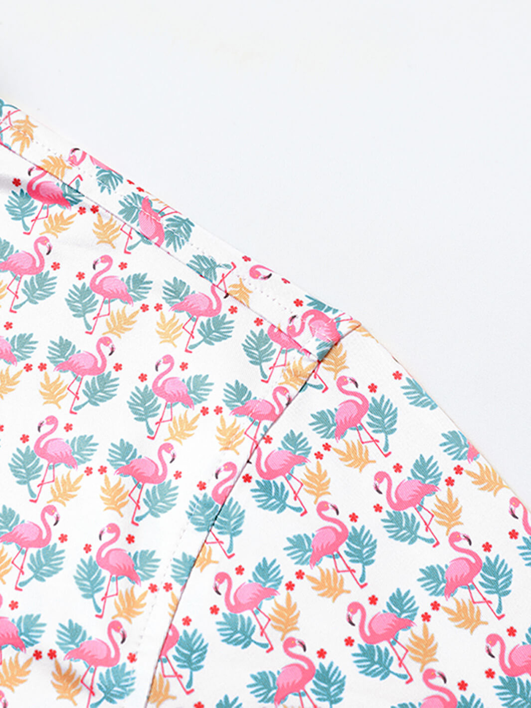 Men's Print Performance Polo-FLAMINGO
