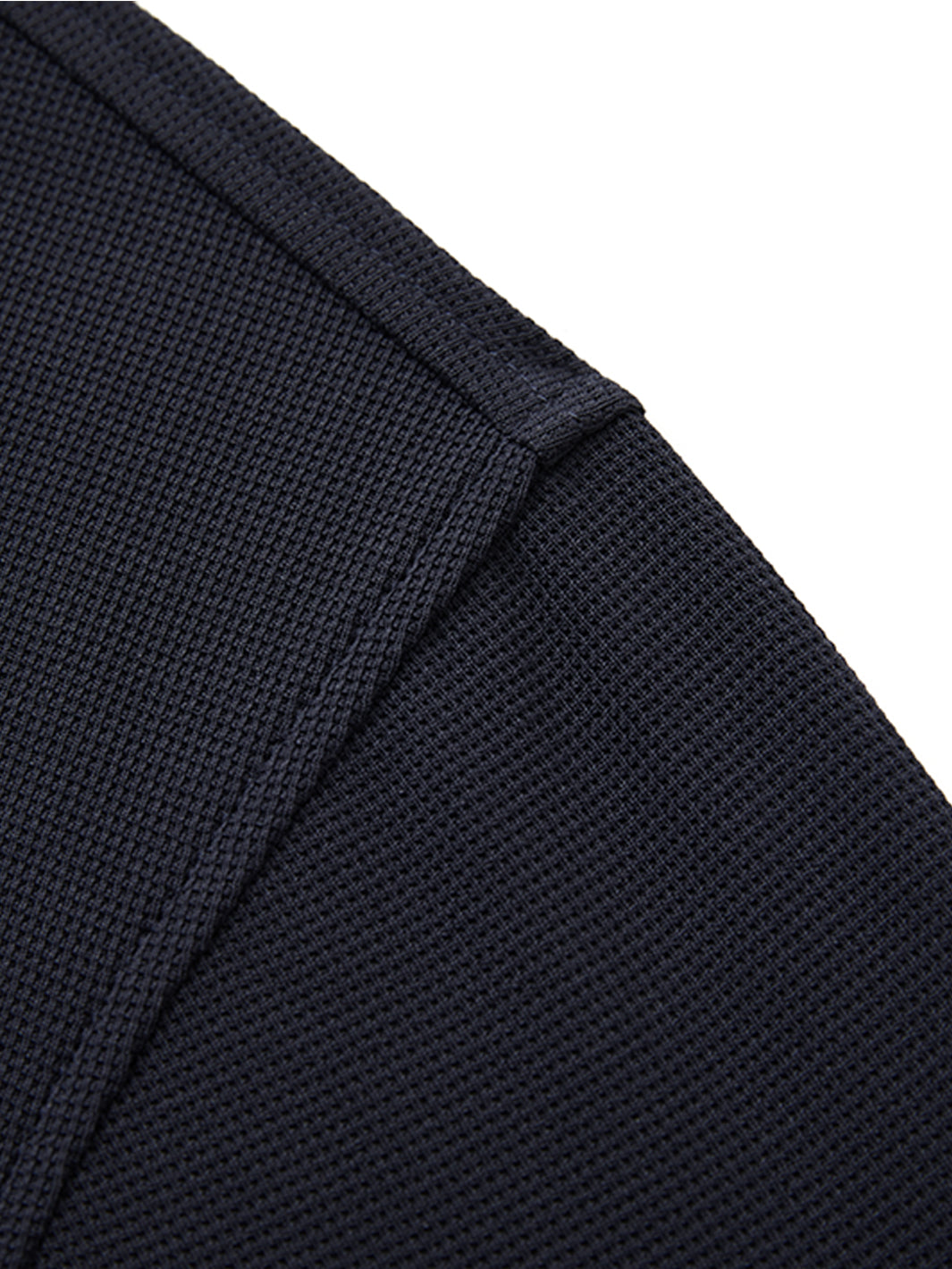Waffle Jacquard Performance Polo-NAVY
