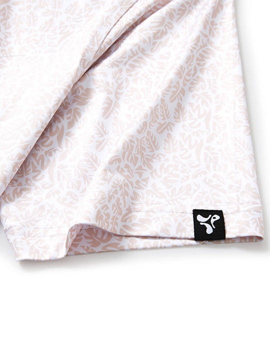 Print Performance Golf Shirt For Men-Caladium