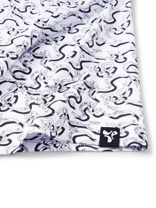 Print Performance Golf Shirt For Men-Dove