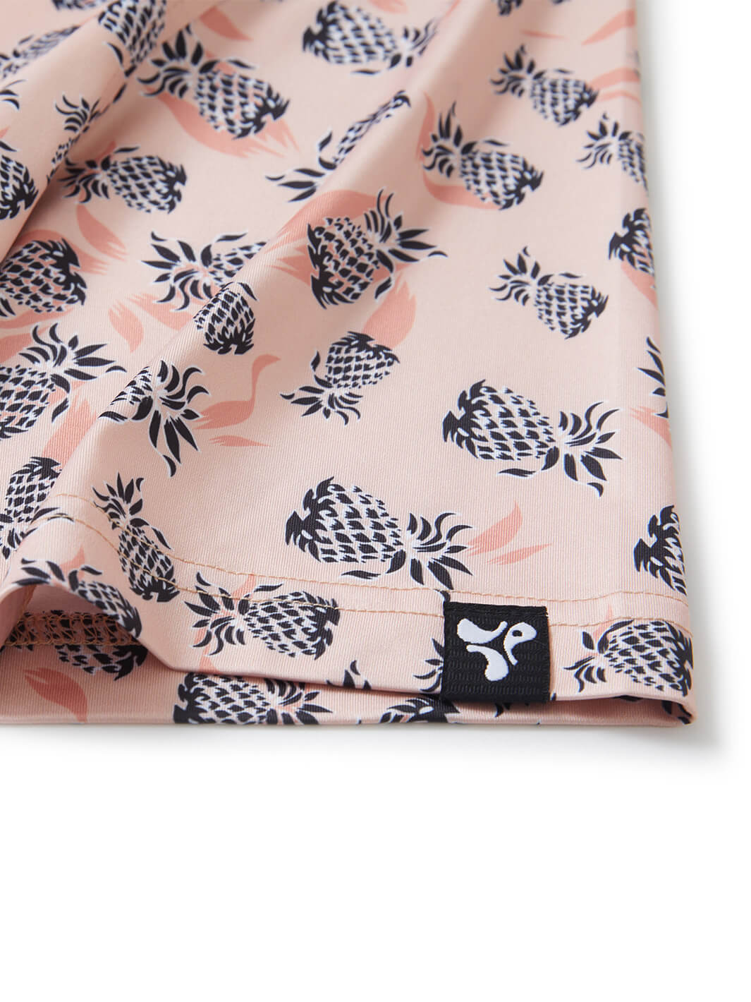 Print Performance Golf Shirt For Men-Pineapple