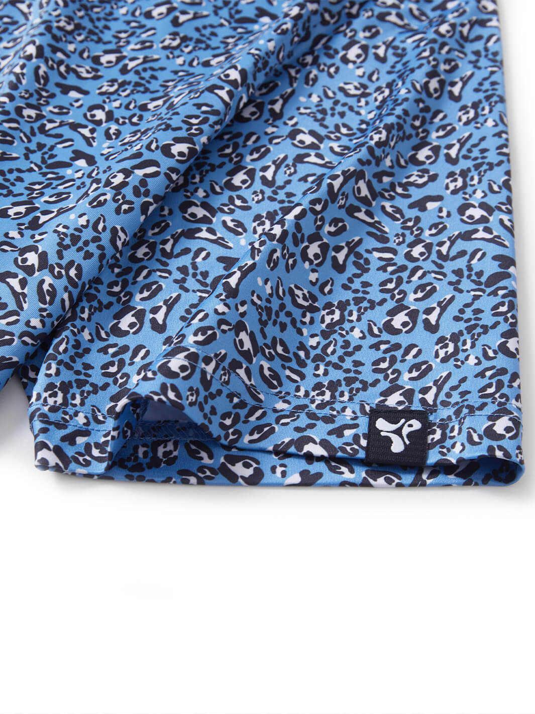 Print Performance Golf Shirt For Men-Leopard