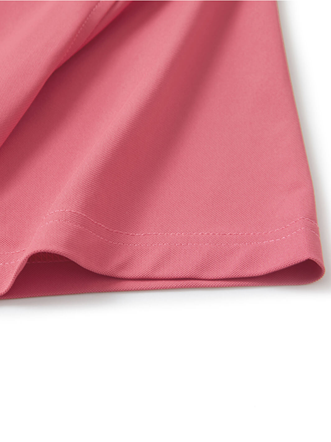 Tech Pique Performance Golf Shirt For Men-Cranberry