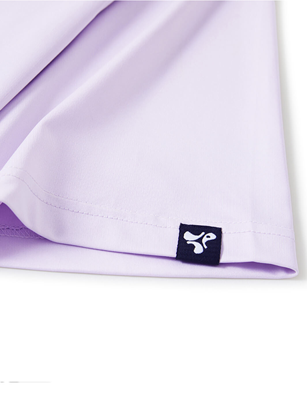 Designed Collared Solid Performance Golf Shirt For Men-Purple Petals