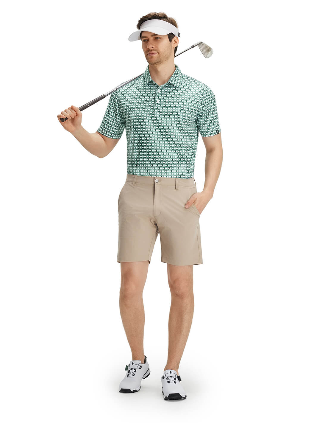 DTWOOO | Water Resistant Short [7.5"]-Khaki | Men's Shorts