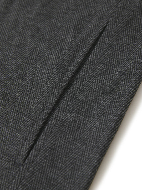 Herringbone Performance Golf Hoodie For Men-Black
