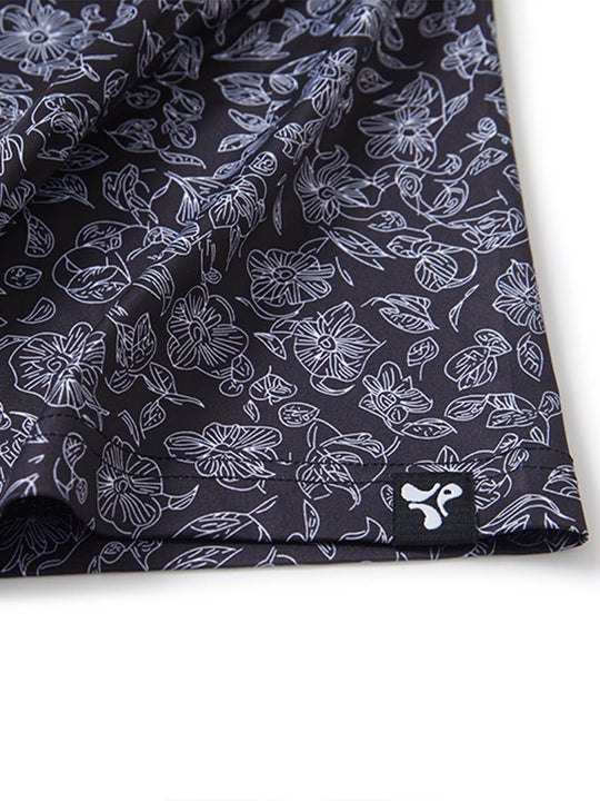 Print Performance Golf Shirt For Men-Morning Glory