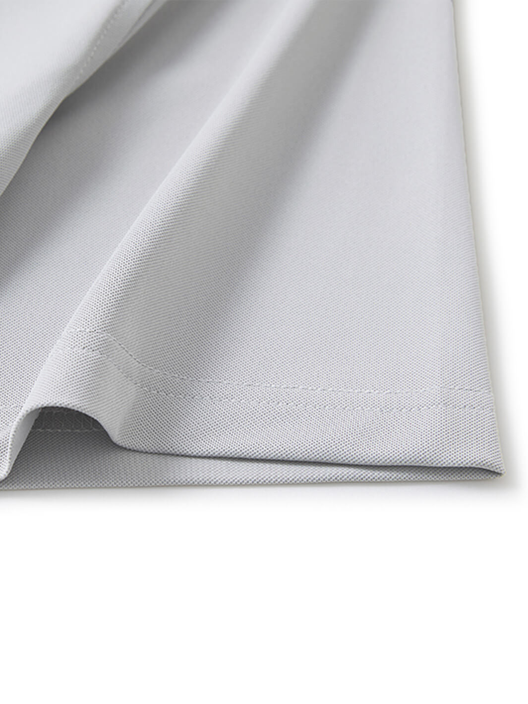 Tech Pique Performance Golf Shirt For Men-Light Grey