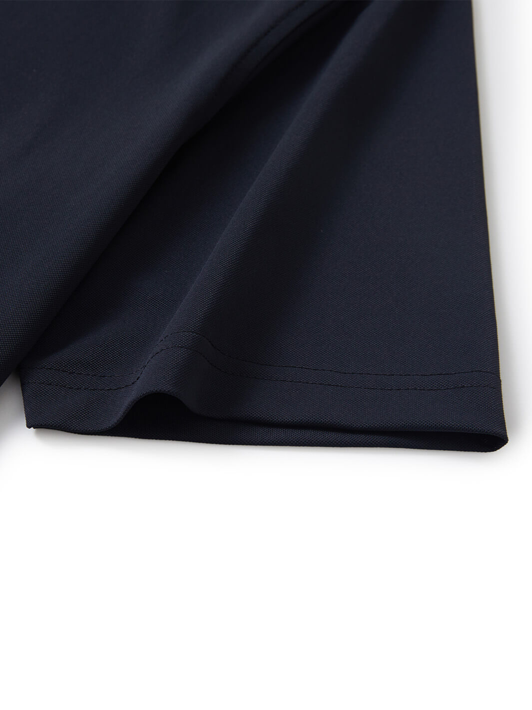 Tech Pique Performance Golf Shirt For Men-Black