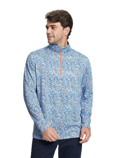 Print Performance Golf Quarter Zip