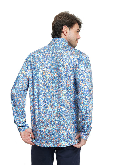 Print Performance Golf Quarter Zip