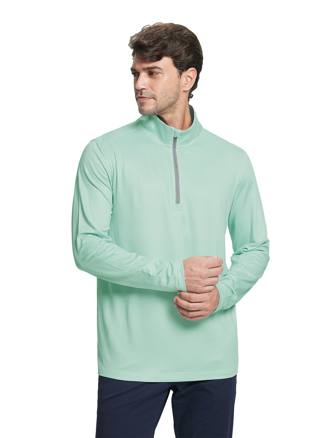 Print Performance Golf Quarter Zip