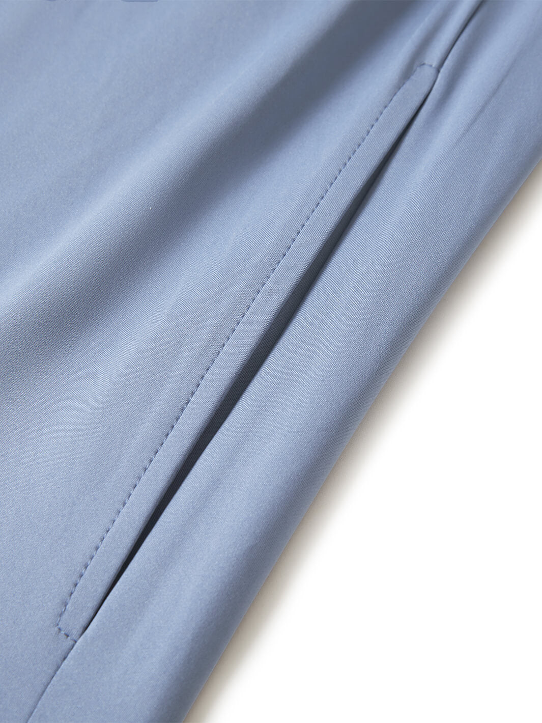 Solid Performance Golf Hoodie For Men-Steel Blue