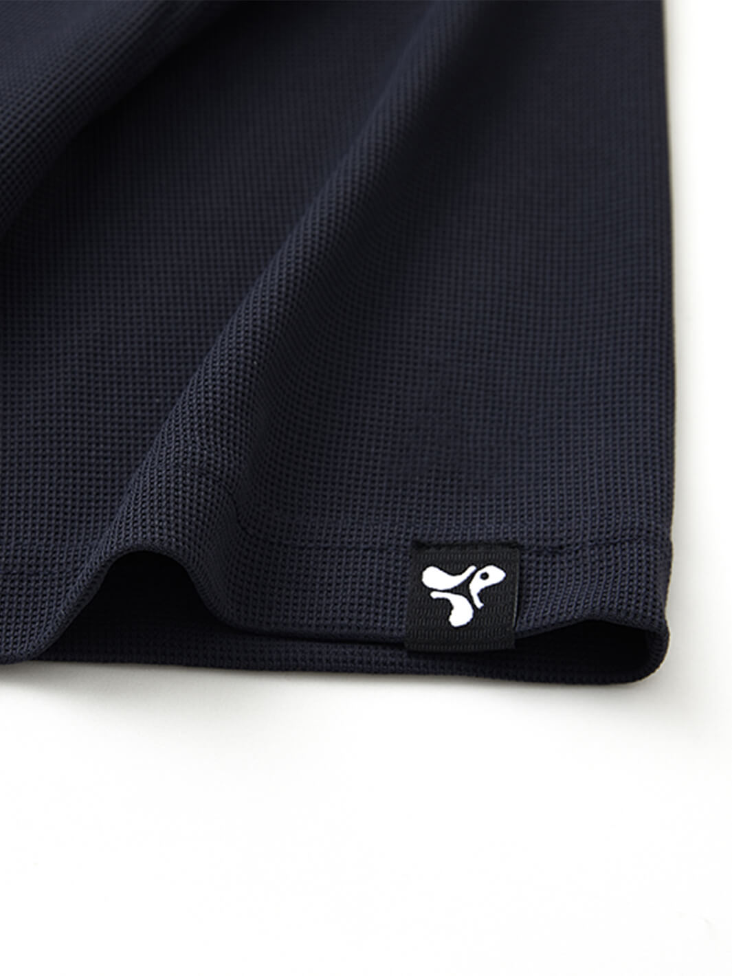 Waffle Jacquard Performance Polo-NAVY