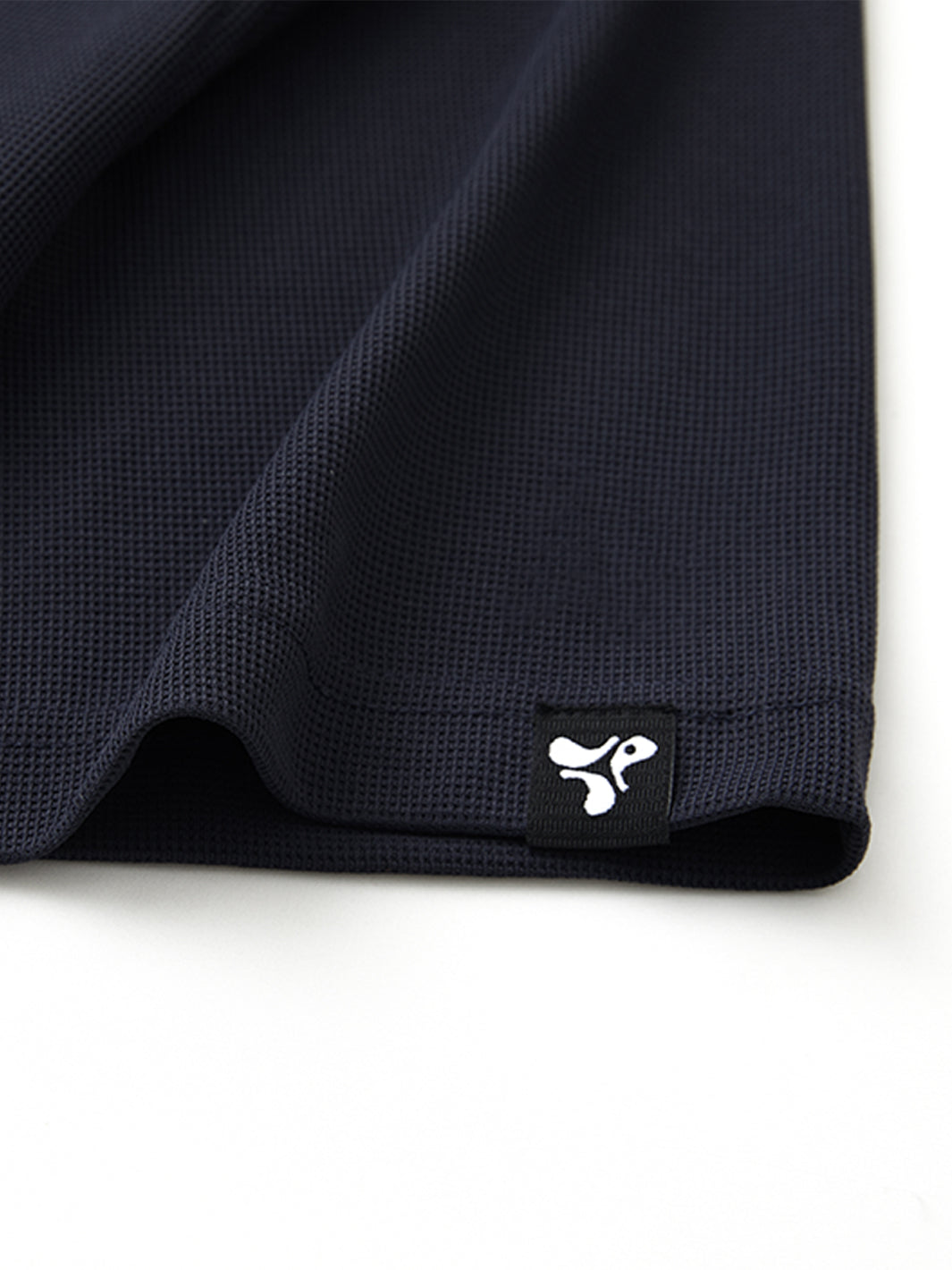 Waffle Jacquard Performance Polo-NAVY