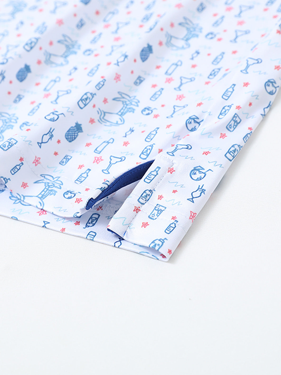 Men's Print Performance Polo-HAWAII