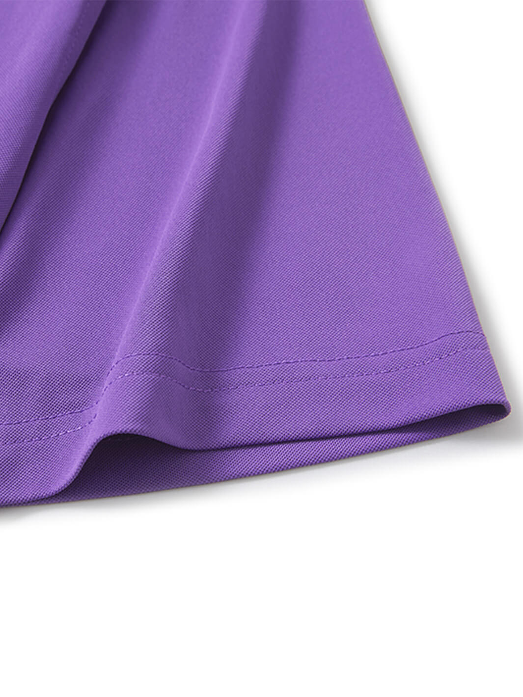 Tech Pique Performance Golf Shirt For Men-Purple