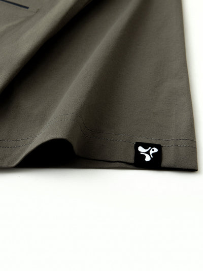 Hidden Zip Pocket Performance Polo-TAUPE