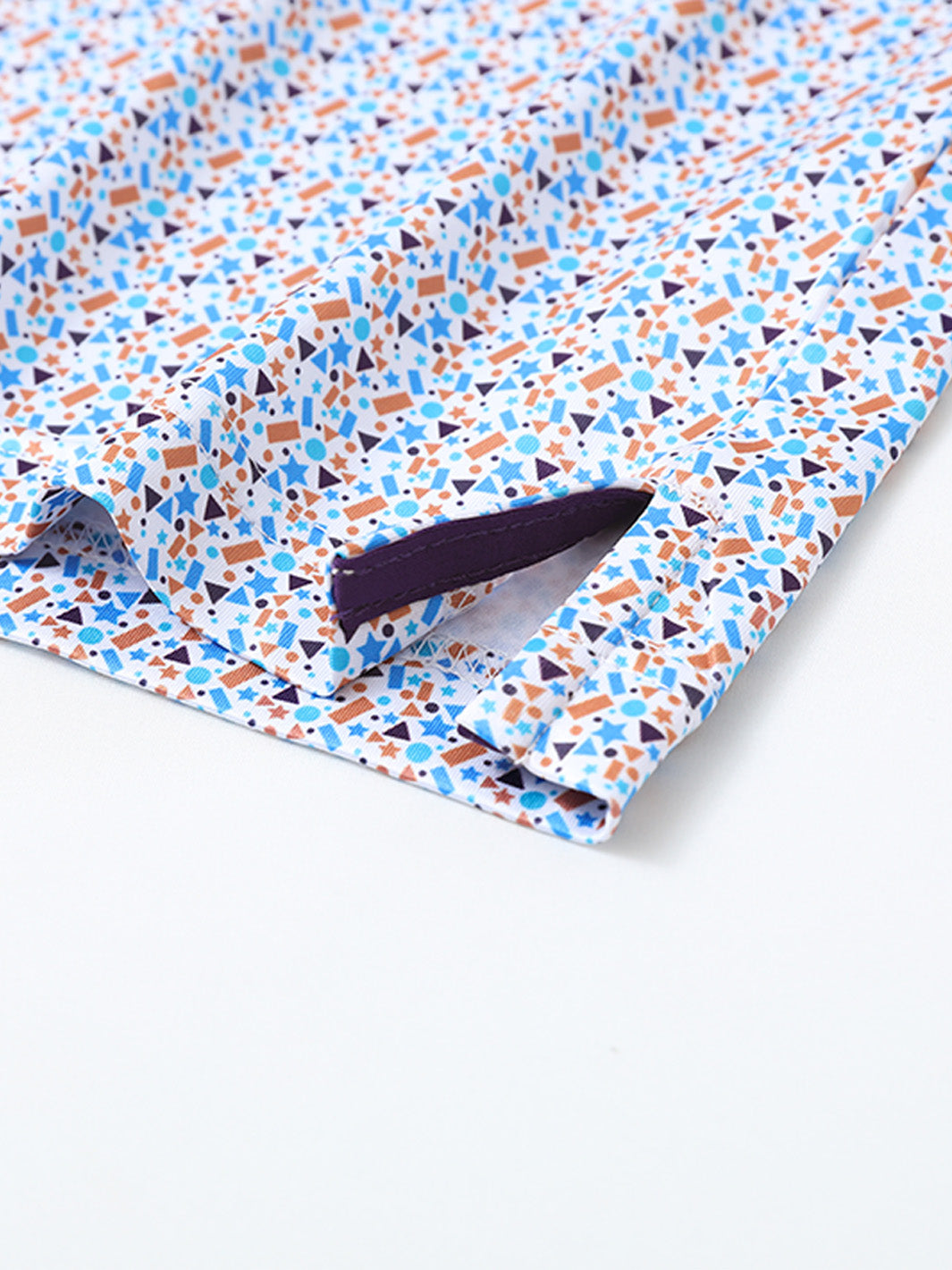 Men's Print Performance Polo-GEOMETRY