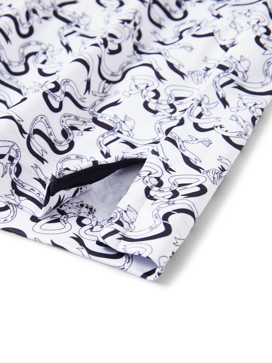 Print Performance Golf Shirt For Men-Dove