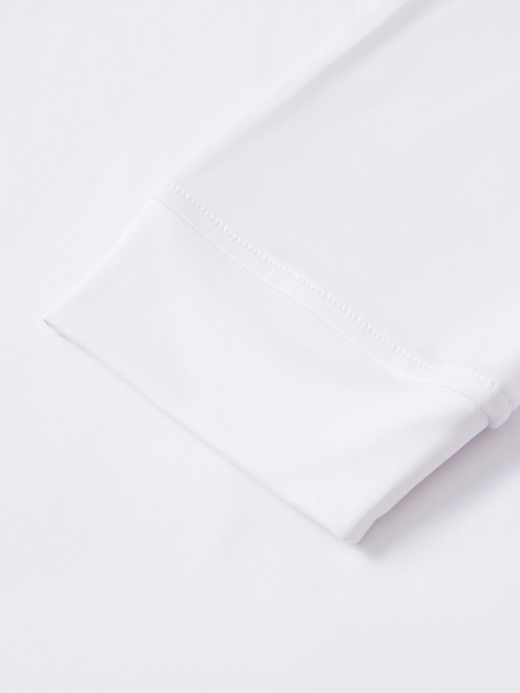 Solid Performance Golf Quarter Zip For Men-Pure White