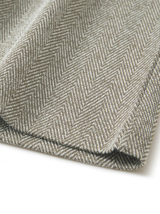Herringbone Performance Golf Quarter Zip For Men-Chartreuse