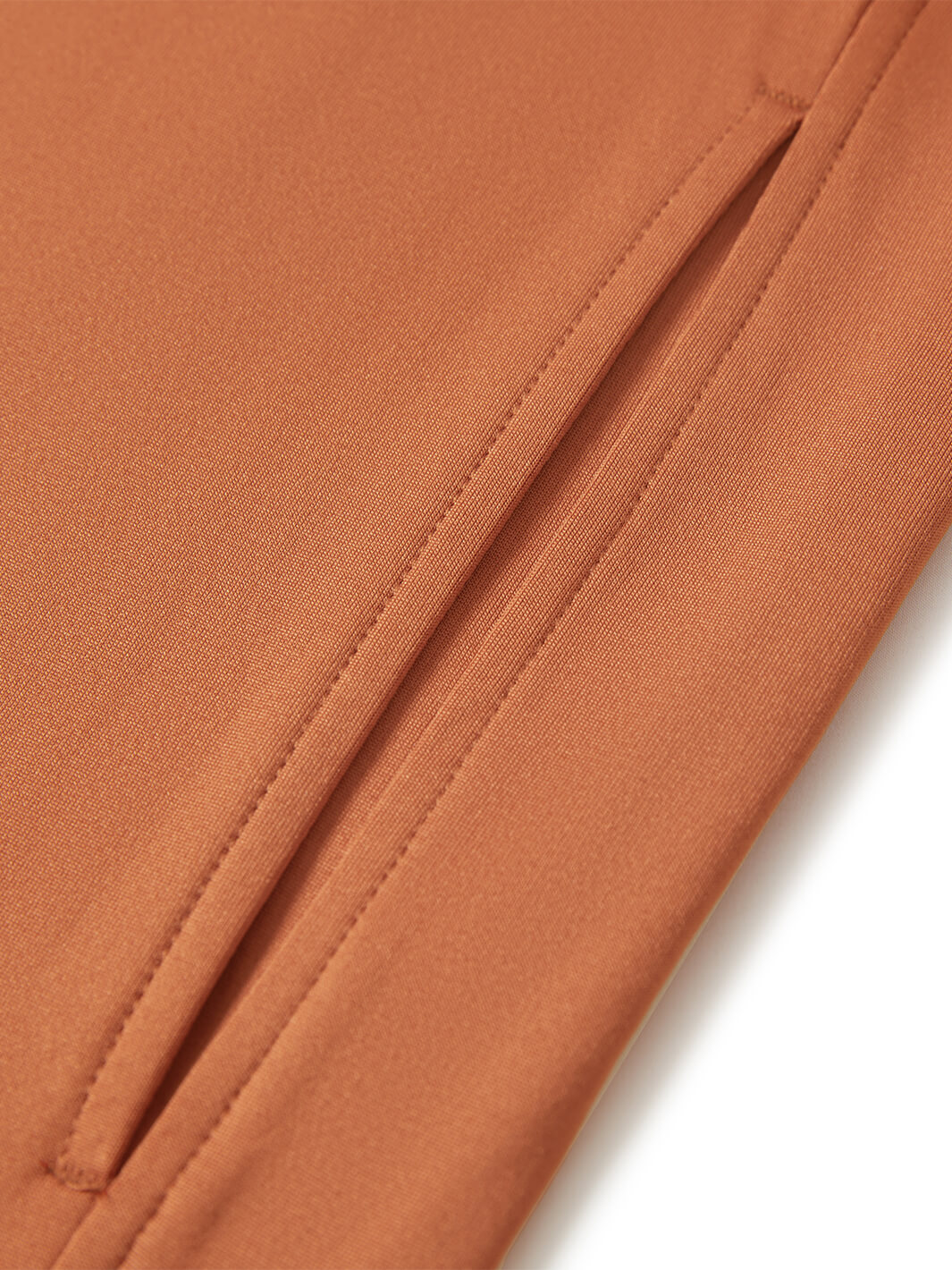 Solid Performance Fleece Golf Hoodie For Men-Potter's Clay