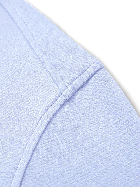 Heather Performance Golf Quarter Zip For Men-Lavender