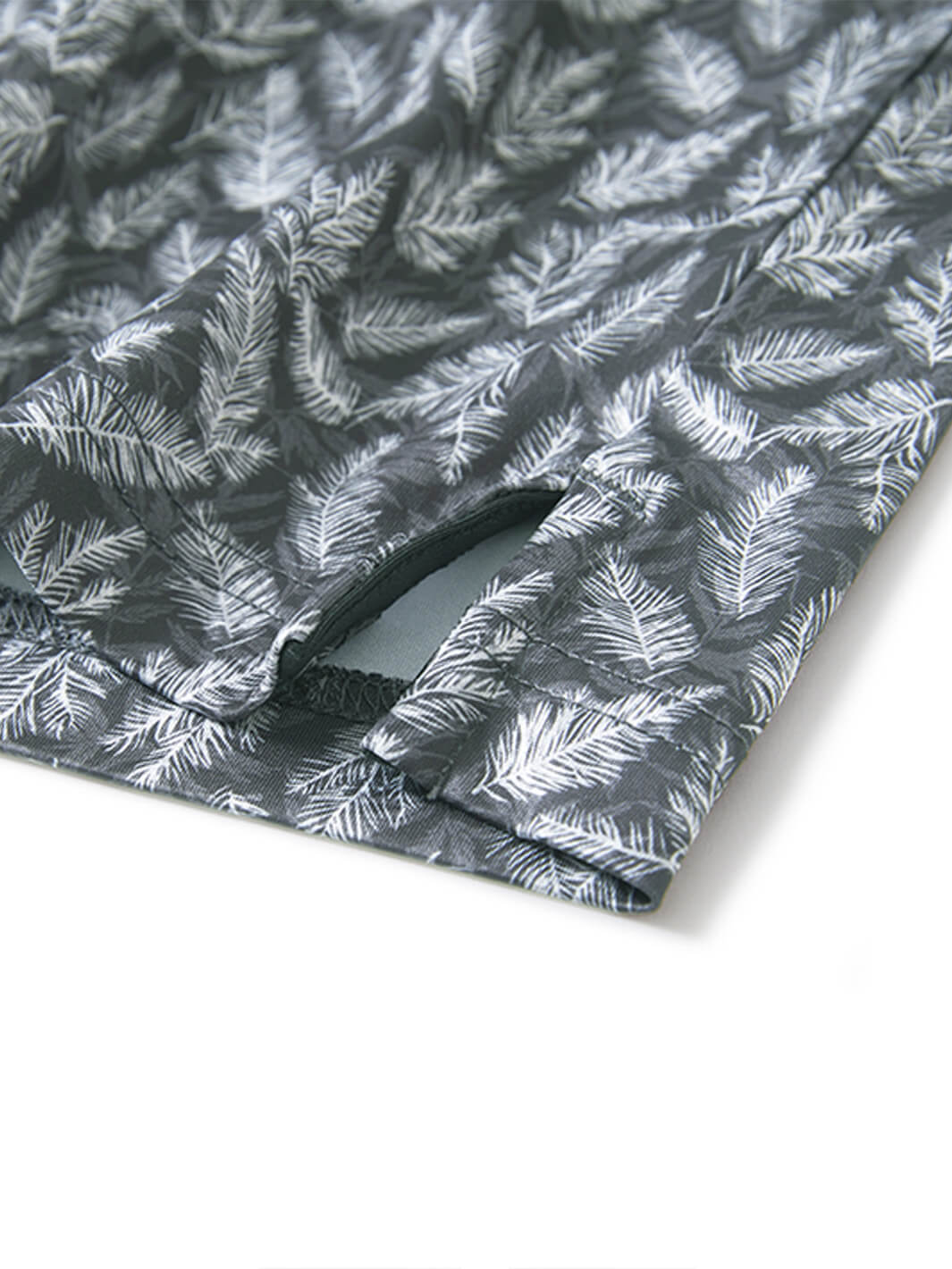 Print Performance Golf Shirt For Men-Fern