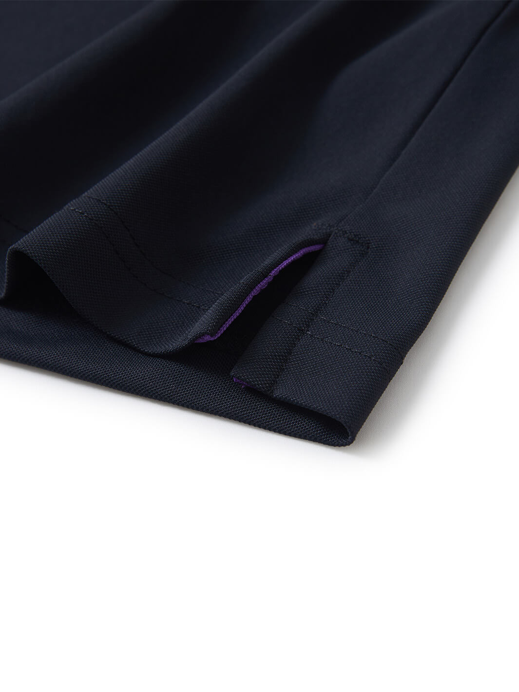 Tech Pique Performance Golf Shirt For Men-Black