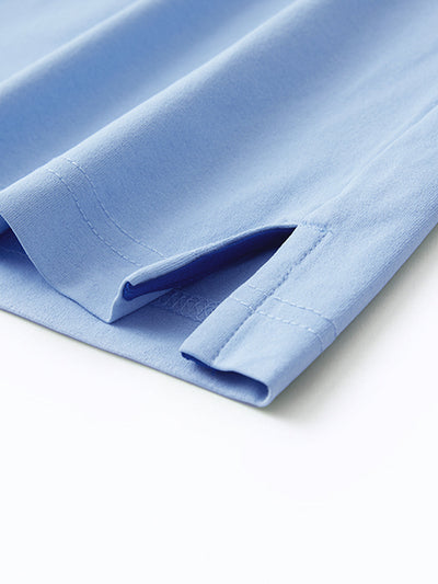 Hidden Zip Pocket Performance Polo-SKYWAY BLUE