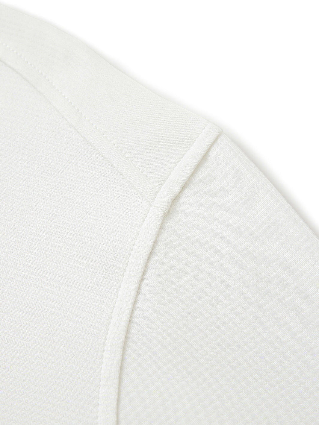 Heather Performance Golf Quarter Zip For Men-White