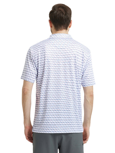 Men's Print Performance Polo-BEER
