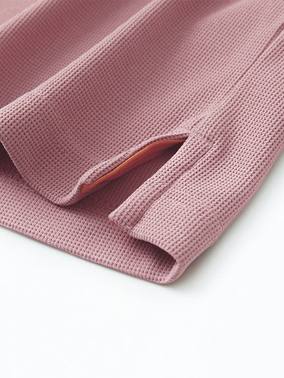 Waffle Jacquard Performance Polo-LIGHT PINK