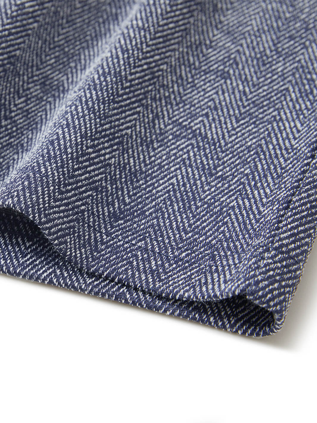 Herringbone Performance Golf Quarter Zip For Men-Navy