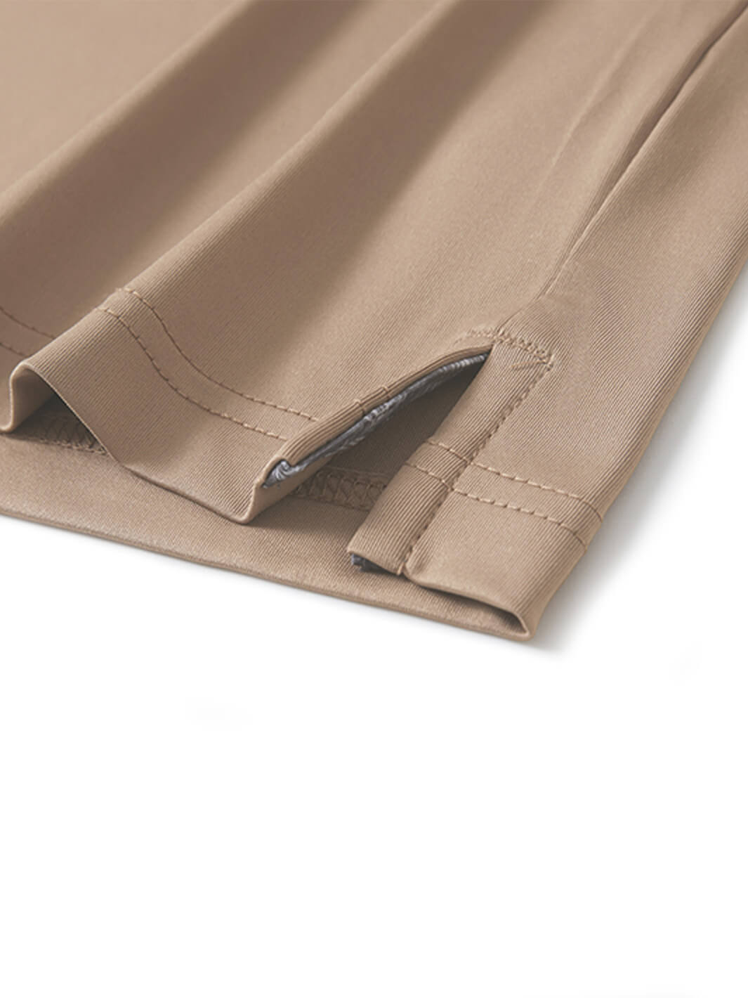 Designed Collared Solid Performance Golf Shirt For Men-Poplar Palm