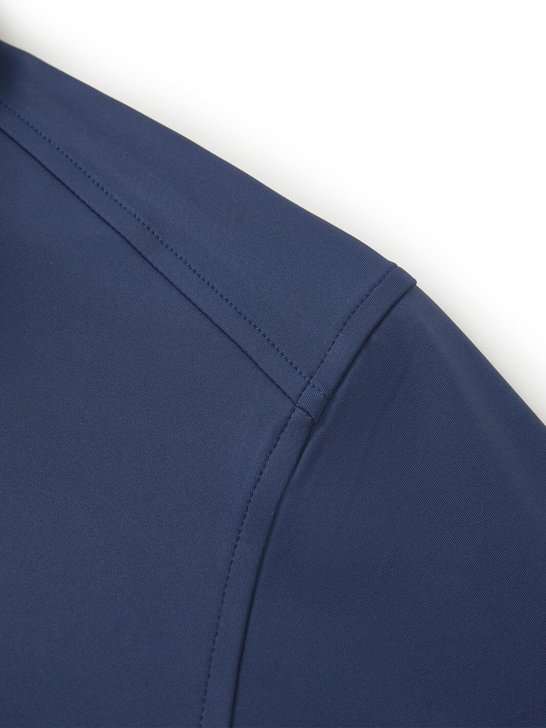 Solid Performance Golf Quarter Zip For Men-Navy